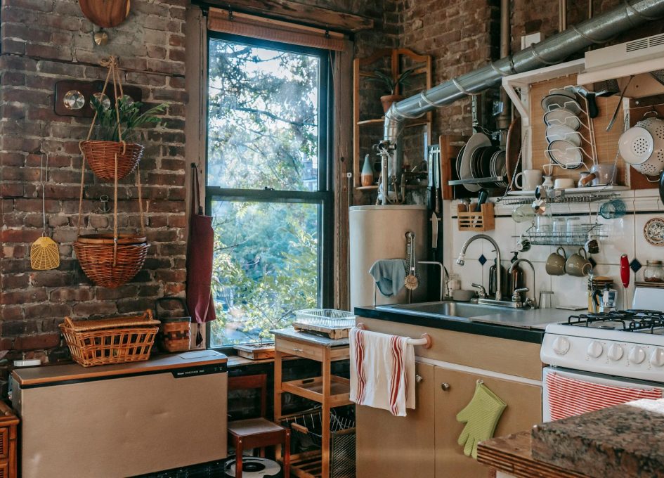 kitchen with window